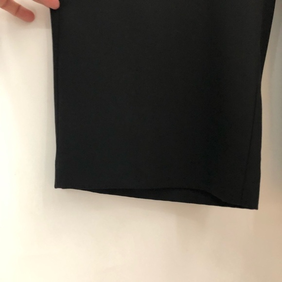 Alexander Wang 6 wide leg Cropped Pant in Black adjustable waist silver 0706 - Picture 4 of 11